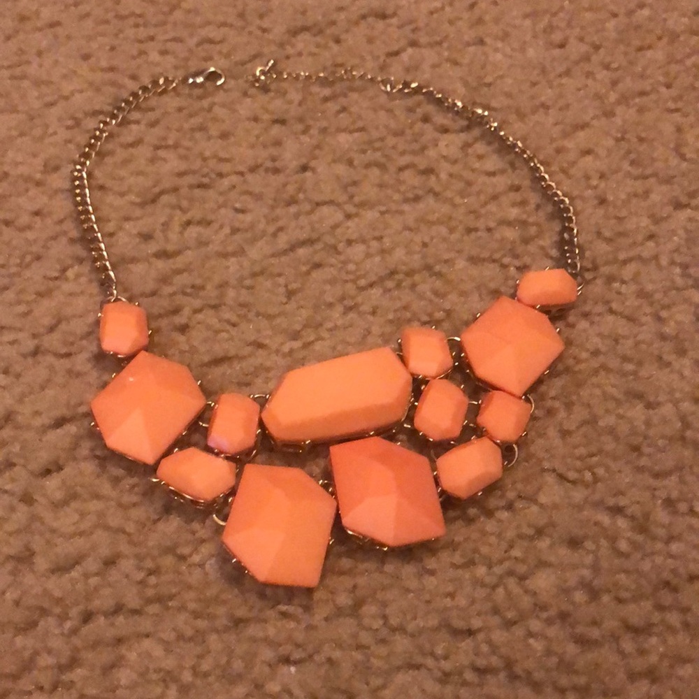 Peach color adjustable Necklace